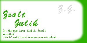 zsolt gulik business card